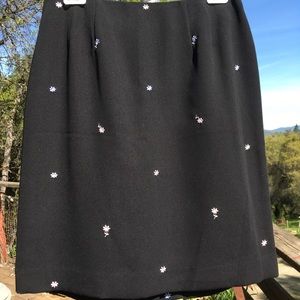 Requirements adorable, embroidered tiny flower.